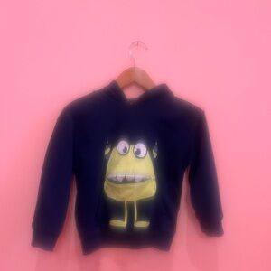 Kids Black Monster Hoodie